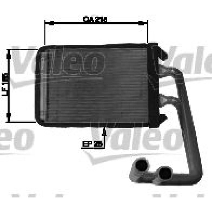 Valeo Wärmetauscher 812439 Valeo Wärmetauscher 812439
