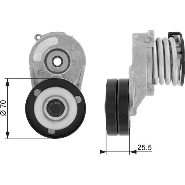 Gates Spannrolle T38432