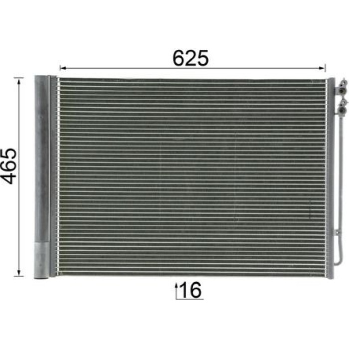 MAHLE Kondensator, Klimaanlage AC 567 000P MAHLE Kondensator, Klimaanlage AC 567 000P