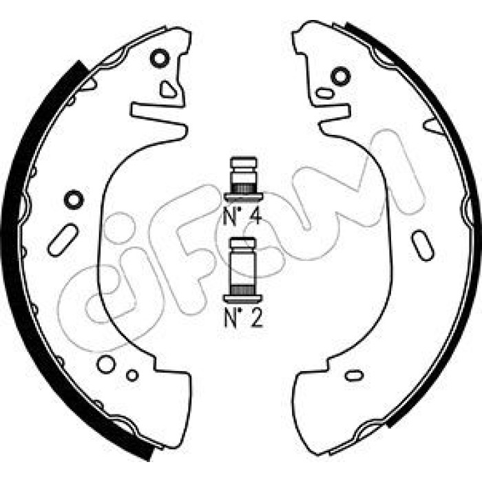 CIFAM Bremsbackensatz 153-313 CIFAM Bremsbackensatz 153-313