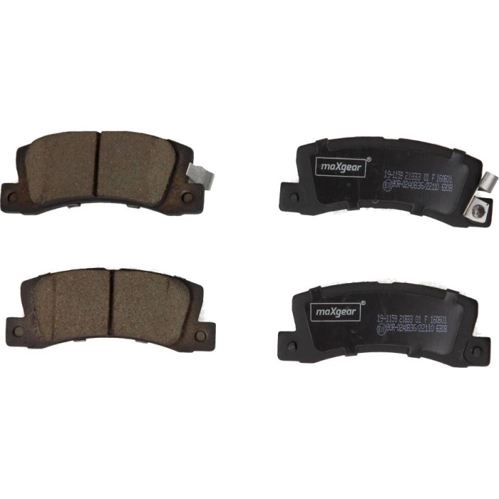 19-1159 MAXGEAR Bremsbelagsatz 19-1159 Toyota Avensis 97-01/Corolla E11 -01/Camry 01 19-1159 MAXGEAR Bremsbelagsatz 19-1159 Toyota Avensis 97-01/Corolla E11 -01/Camry 01