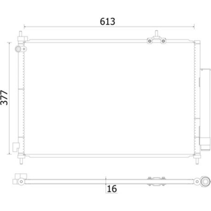 MAHLE Kondensator, Klimaanlage AC 927 000S MAHLE Kondensator, Klimaanlage AC 927 000S