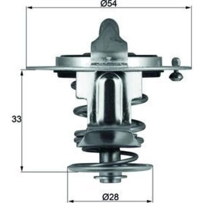 TX 72 82 MAHLE Kühlmittelthermostat TX 72 82, 82 °C – u. a. für Ford Maverick (UDS, UNS), Van, Nissan Cabstar E (TL_, VL_) – OE Nummer 195 697 6 - l TX 72 82 MAHLE Kühlmittelthermostat TX 72 82, 82 °C – u. a. für Ford Maverick (UDS, UNS), Van, Nissan Cabstar E (TL_, VL_) – OE Nummer 195 697 6 - l