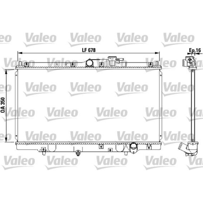 Valeo Motorkühler 731471 Valeo Motorkühler 731471