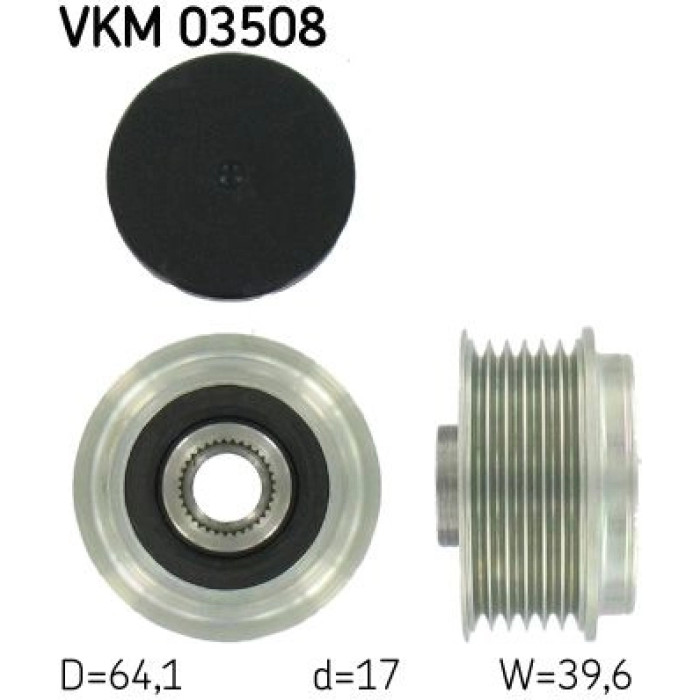 VKM 03508 SKF Generatorfreilauf 03508 VKM 03508 SKF Generatorfreilauf 03508