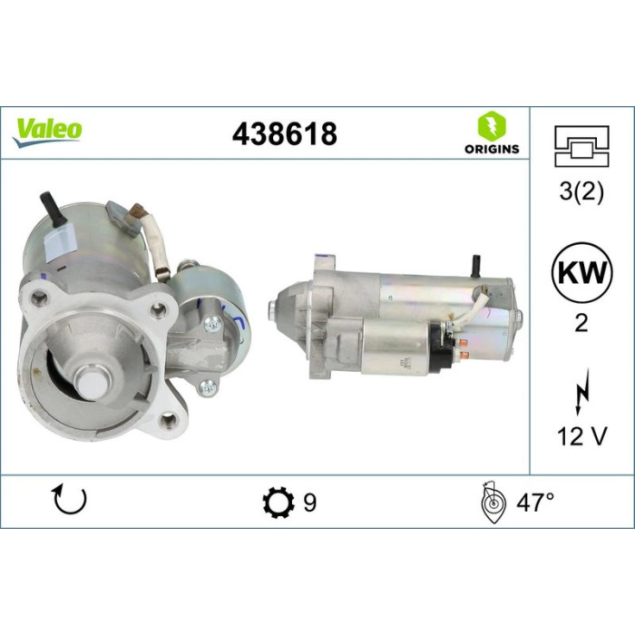 Valeo Anlasser 438618