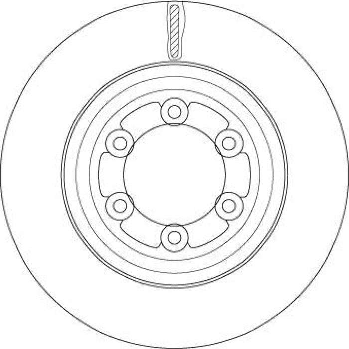 TRW Bremsscheibe Hinterachse DF6736S TRW Bremsscheibe Hinterachse DF6736S