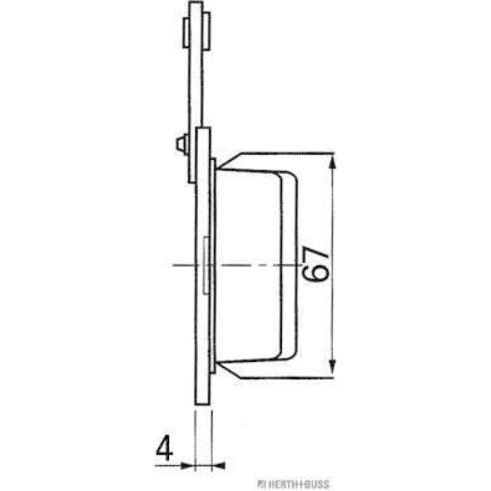 Herth+Buss Elparts Seitenlicht 82710046 Herth+Buss Elparts Seitenlicht 82710046