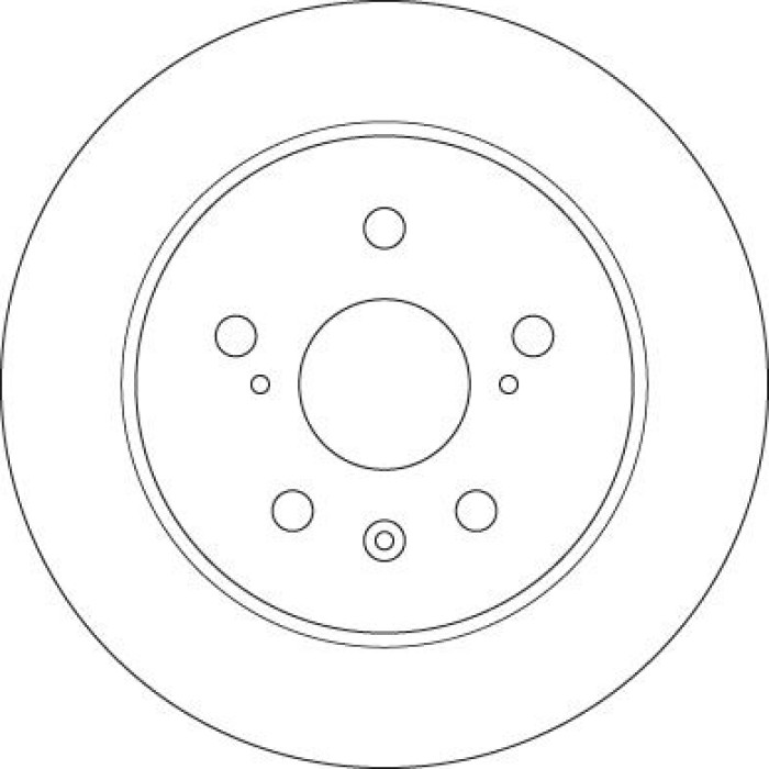 TRW Bremsscheibe Hinterachse DF6178 TRW Bremsscheibe Hinterachse DF6178