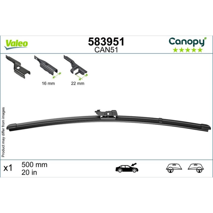 583951 Valeo Scheibenwischer 583951 583951 Valeo Scheibenwischer 583951