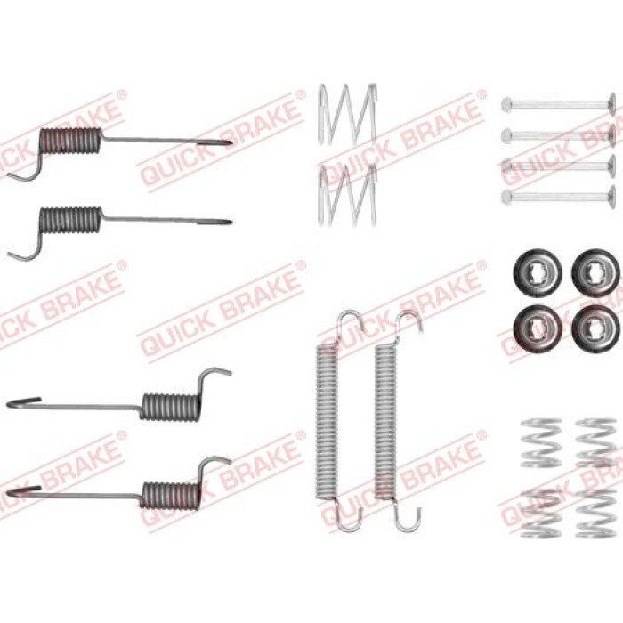 Quick Brake Zubehörsatz für Trommelbremsbacken 105-0046 Quick Brake Zubehörsatz für Trommelbremsbacken 105-0046