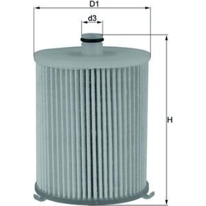 MAHLE Kraftstofffilter KX 245/4D MAHLE Kraftstofffilter KX 245/4D
