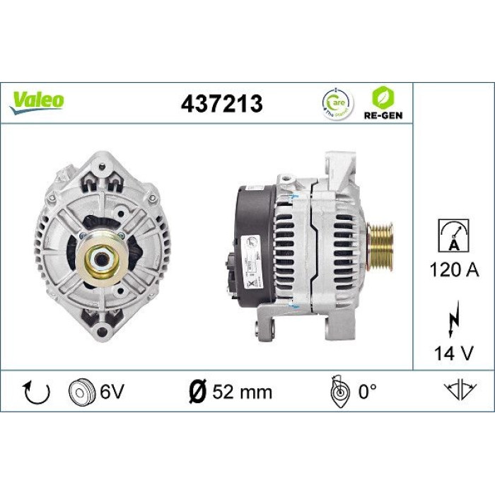 Valeo Lichtmaschine 437213 Valeo Lichtmaschine 437213