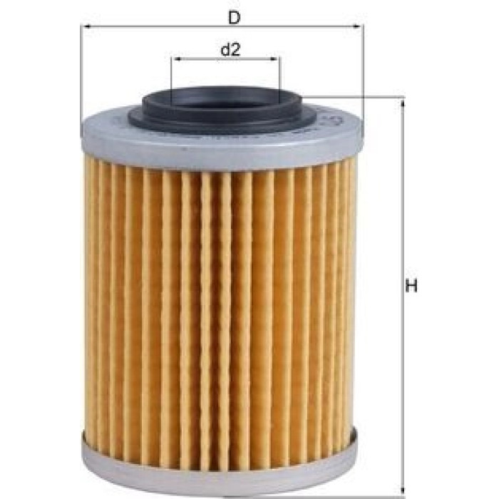 Mahle Original Ölfilter OX 970 Mahle Original Ölfilter OX 970
