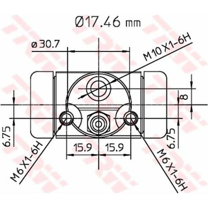 TRW Radbremszylinder BWA130 TRW Radbremszylinder BWA130