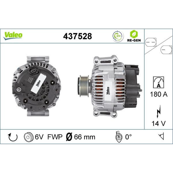Valeo Lichtmaschine 437528 Valeo Lichtmaschine 437528