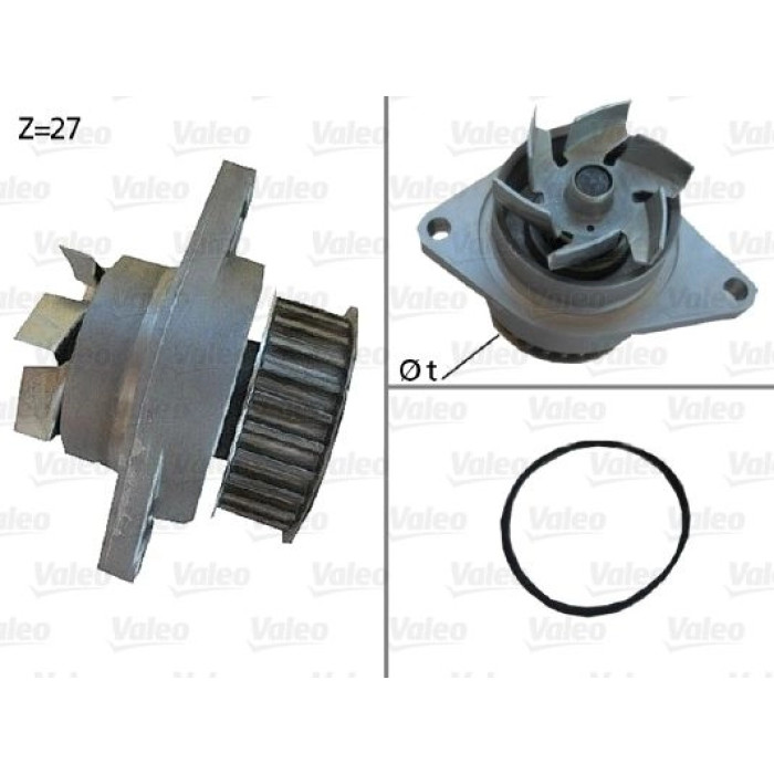 Valeo Wasserpumpe / Kühlmittelpumpe 506385 Valeo Wasserpumpe / Kühlmittelpumpe 506385