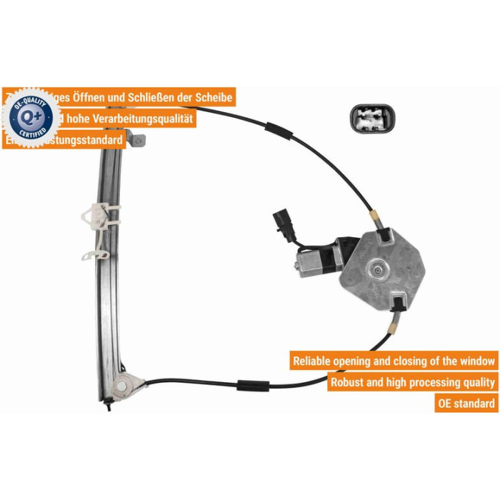 VAICO V24-0430 Fensterheber vorne rechts, elektrisch, mit Motor VAICO V24-0430 Fensterheber vorne rechts, elektrisch, mit Motor