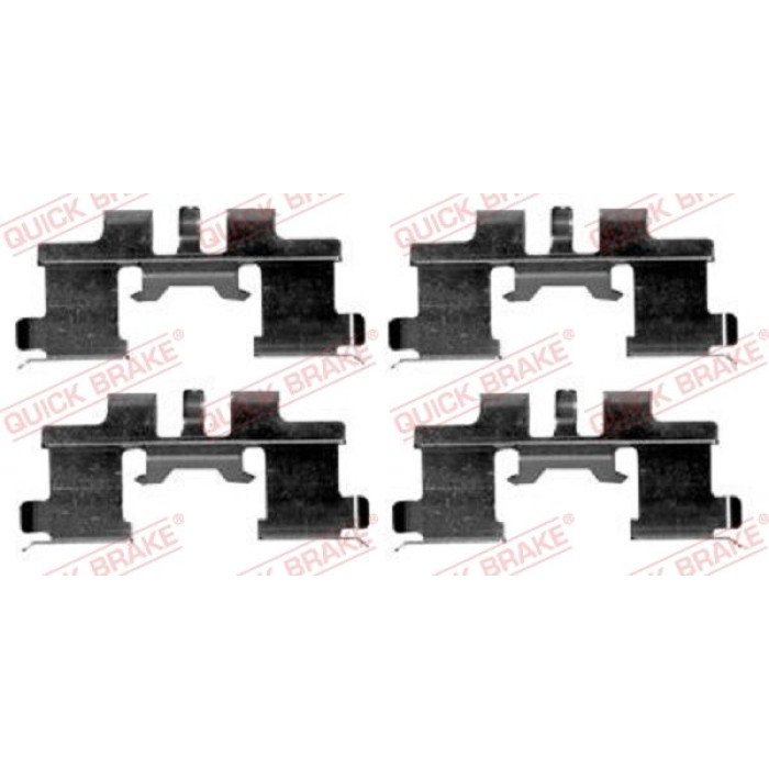 Quick Brake Montagesatz für Bremsbeläge 109-1677 Quick Brake Montagesatz für Bremsbeläge 109-1677