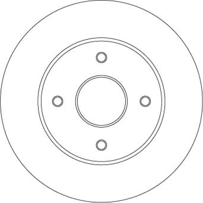TRW Bremsscheibe Citroen T. C4 DF4452BS TRW Bremsscheibe Citroen T. C4 DF4452BS