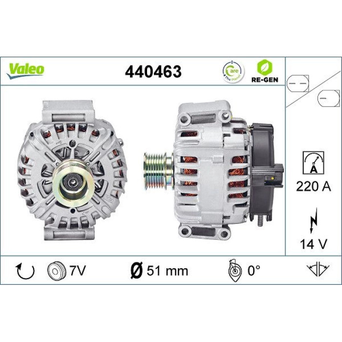 Valeo Lichtmaschine 440463 Valeo Lichtmaschine 440463