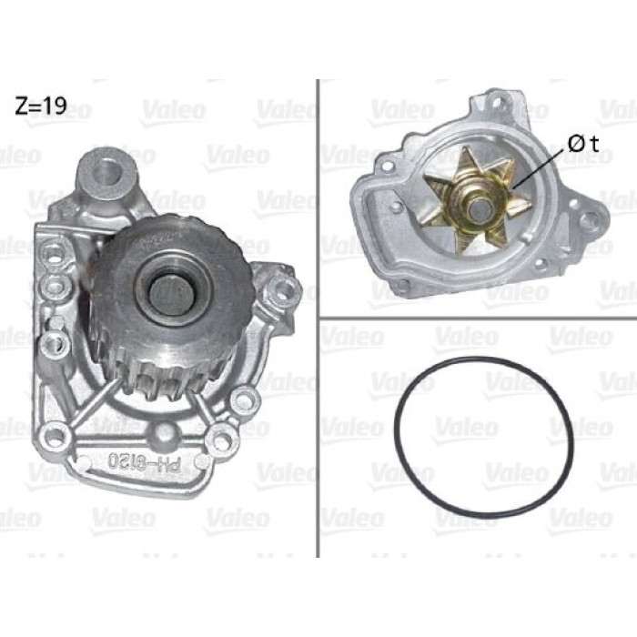 Valeo Wasserpumpe / Kühlmittelpumpe 506661 Valeo Wasserpumpe / Kühlmittelpumpe 506661