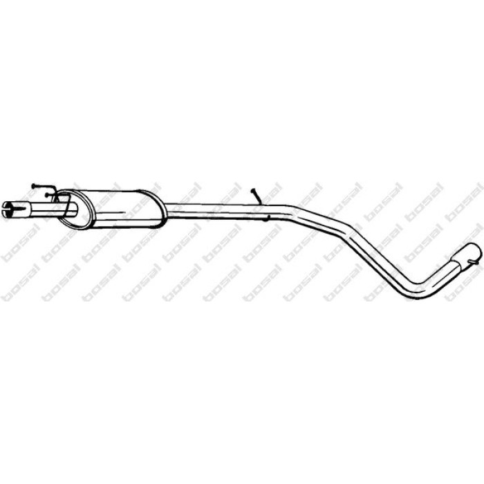 Bosal Schalldämpfer 286-115 Bosal Schalldämpfer 286-115