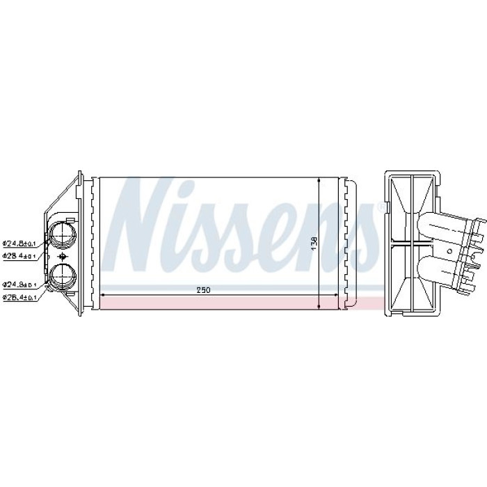 Nissens Heizungskühler PKW 72944 Nissens Heizungskühler PKW 72944