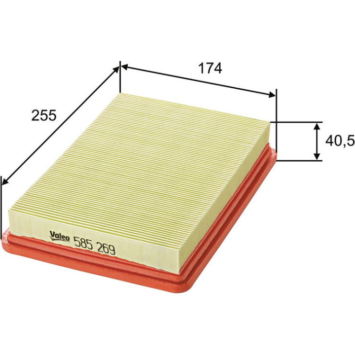 Valeo Luftfilter 585269 Valeo Luftfilter 585269