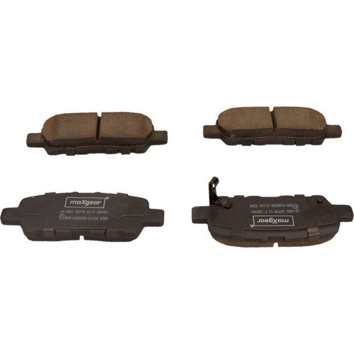 MAXGEAR Bremsbelagsatz 19-3381 Nissan Juke 10