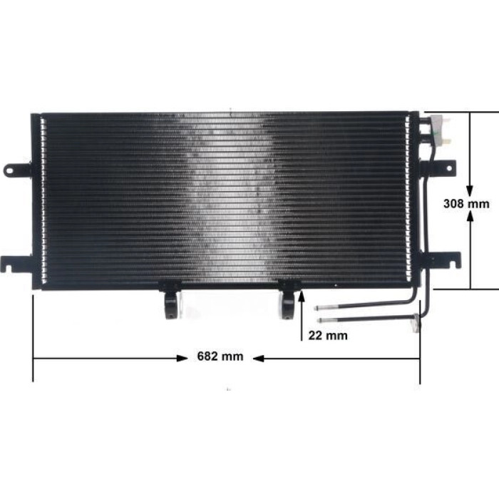 Kondensator, Klimaanlage AC 332 000S Kondensator, Klimaanlage AC 332 000S