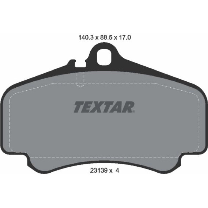 Textar Bremsbelagsatz 2313901 Textar Bremsbelagsatz 2313901
