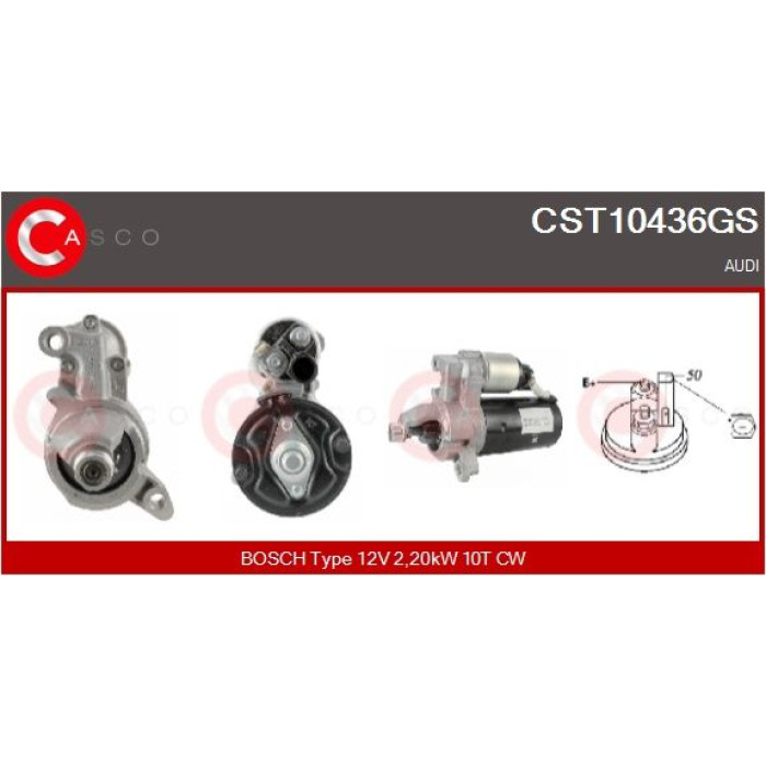 CASCO Anlasser CST10436GS CASCO Anlasser CST10436GS