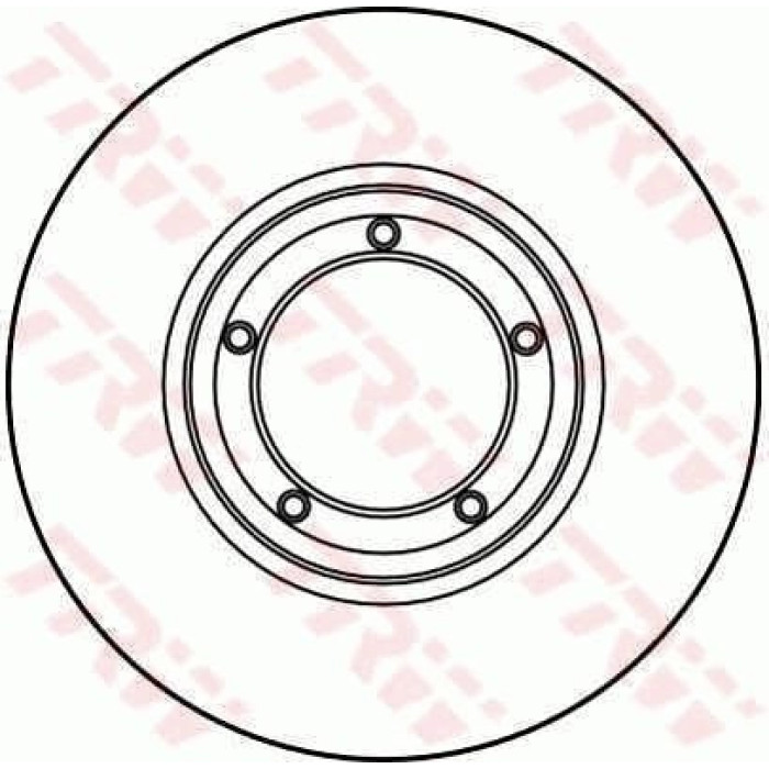 TRW Bremsscheibe DF1618 TRW Bremsscheibe DF1618