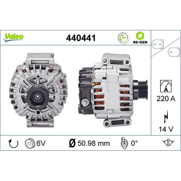 Valeo Lichtmaschine 440441 Valeo Lichtmaschine 440441