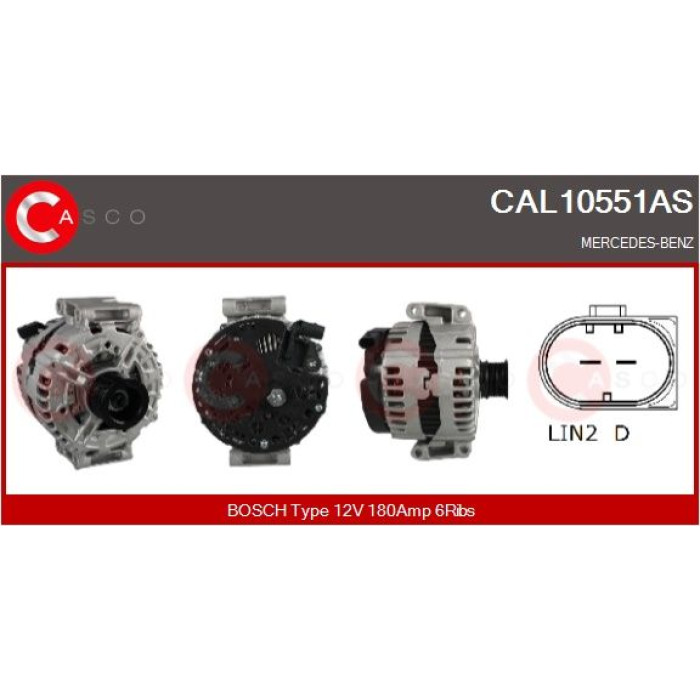 CASCO Generator CAL10551AS CASCO Generator CAL10551AS