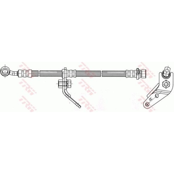 TRW Bremsschlauch Vorderachse rechts PHD7071 TRW Bremsschlauch Vorderachse rechts PHD7071