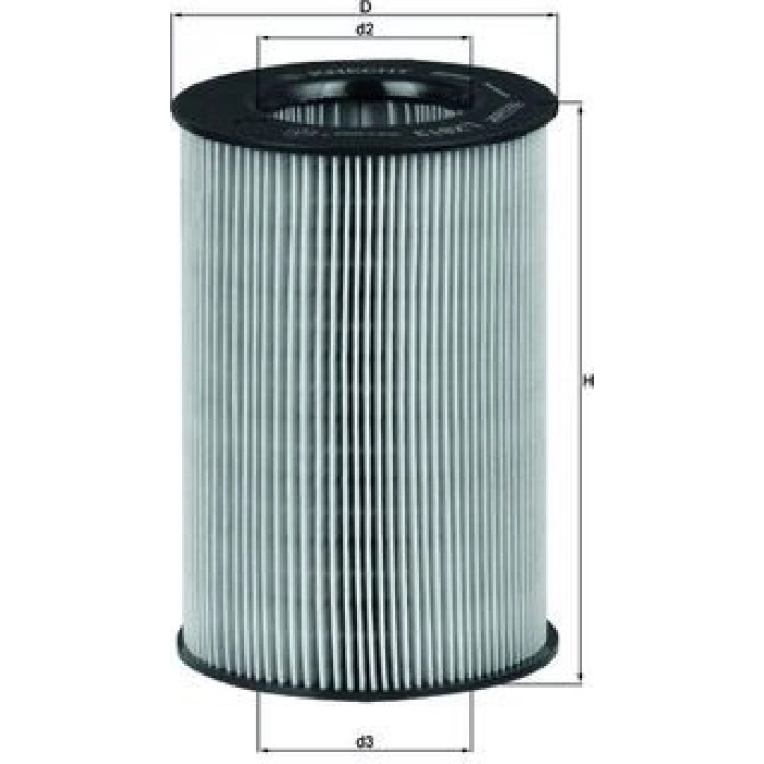 MAHLE Luftfilter LX 813 MAHLE Luftfilter LX 813