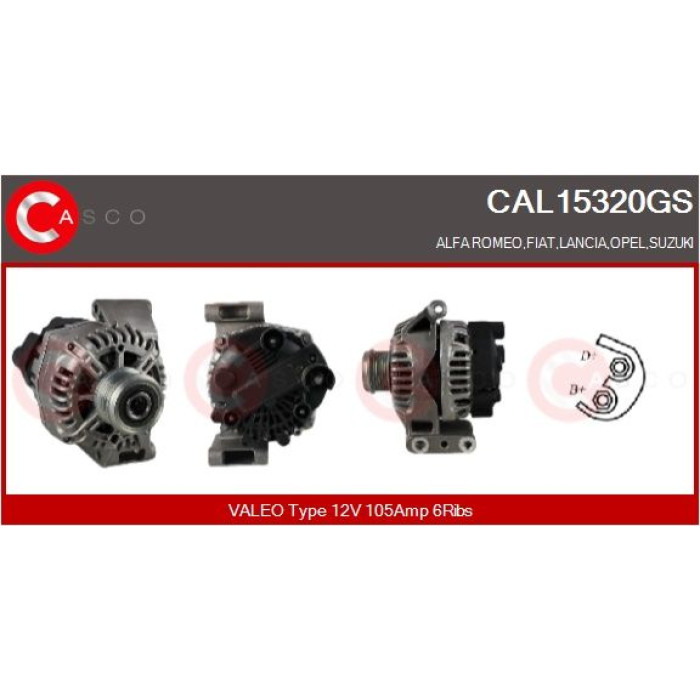 CASCO Generator CAL15320GS CASCO Generator CAL15320GS