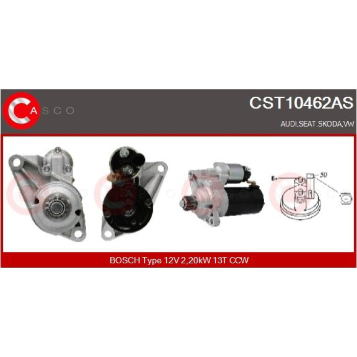 CASCO Anlasser CST10462AS CASCO Anlasser CST10462AS