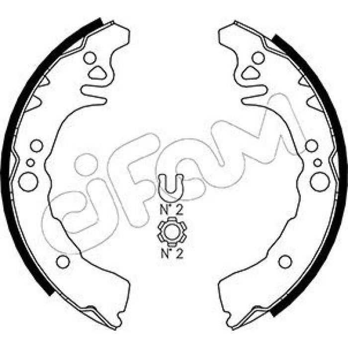 CIFAM Bremsbackensatz 153-435
