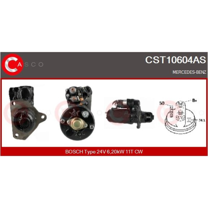 CASCO Anlasser CST10604AS CASCO Anlasser CST10604AS