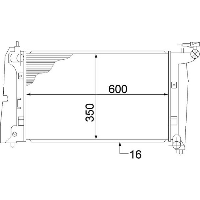 MAHLE Kühler, Motorkühlung CR 1526 000S