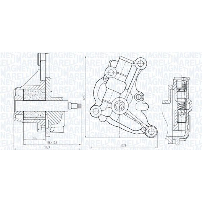 Magneti Marelli Ölpumpe 351516000154 Magneti Marelli Ölpumpe 351516000154