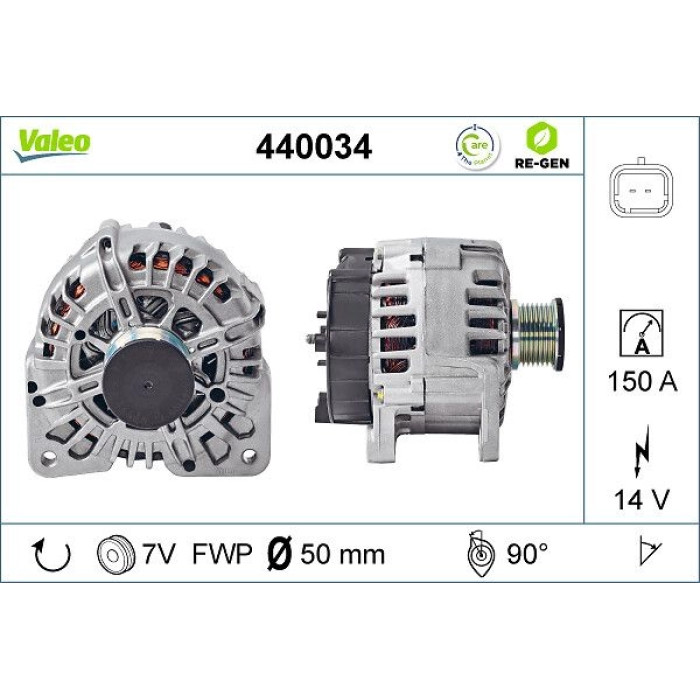 Valeo Lichtmaschine 440034 Valeo Lichtmaschine 440034