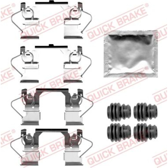 Quick Brake Zusatzsatz für Scheibenbremsbeläge 109-0116 Quick Brake Zusatzsatz für Scheibenbremsbeläge 109-0116