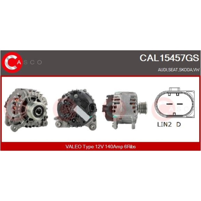 CASCO Generator CAL15457GS CASCO Generator CAL15457GS