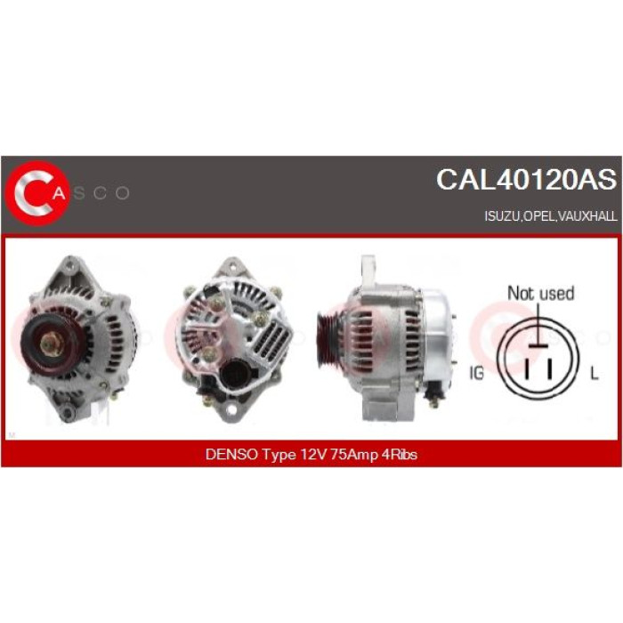 CASCO Generator CAL40120AS CASCO Generator CAL40120AS