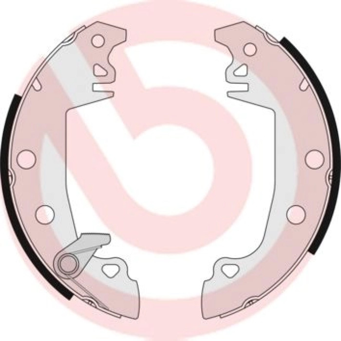 BREMBO Bremsbackensatz S 61 511 BREMBO Bremsbackensatz S 61 511