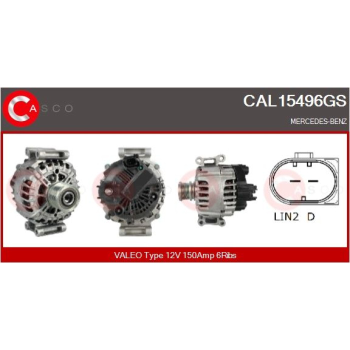 CASCO Generator CAL15496GS CASCO Generator CAL15496GS